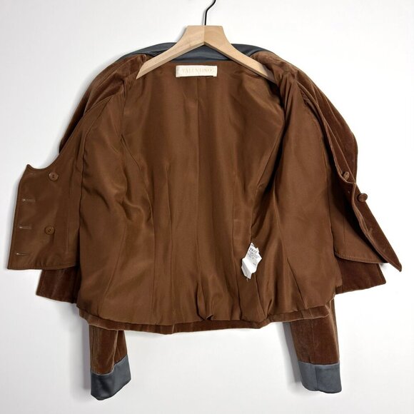 VALENTINO Vintage Velvet Blazer - Picture 5 of 9